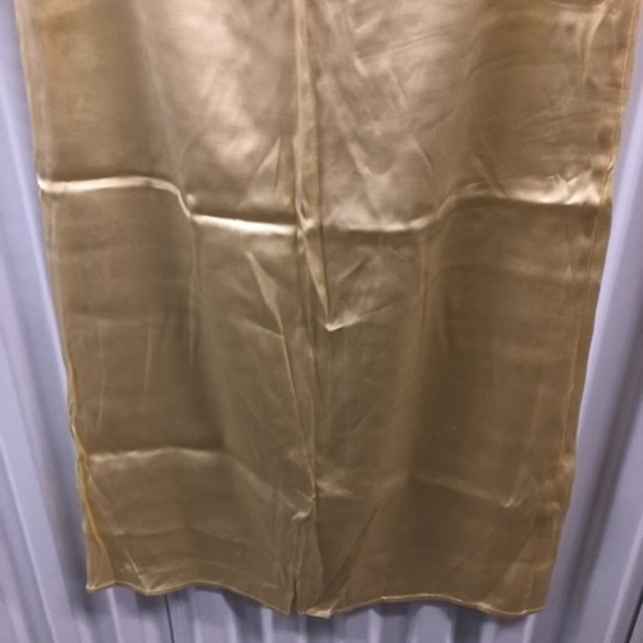 ZARA Classy Satin Skirt w Long Slit, M, NWT - Picture 7 of 8